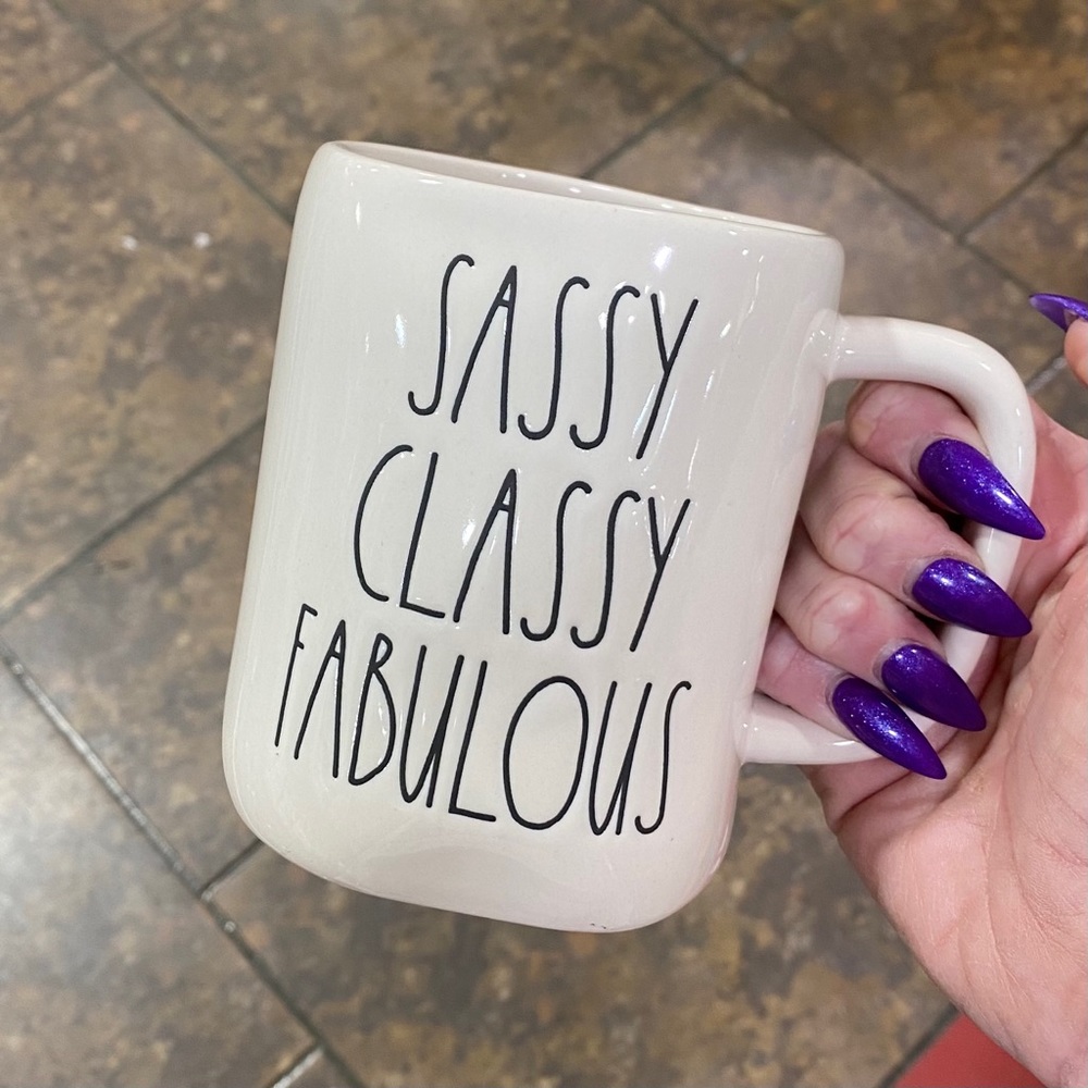 Rae Dunn Sassy Classy Fabulous Mug